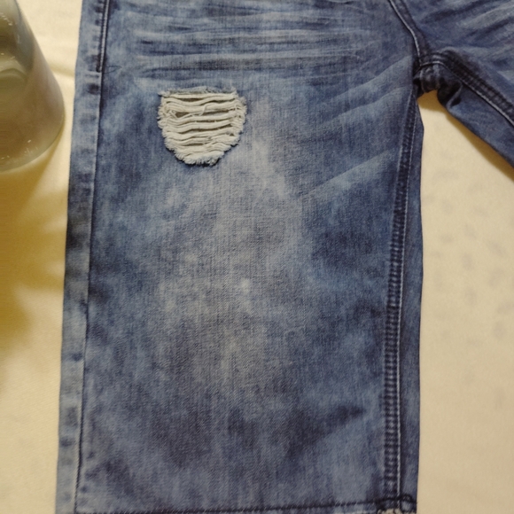 MEN'S DENIM SHORTS Smoke Rise Blue - Picture 11 of 14